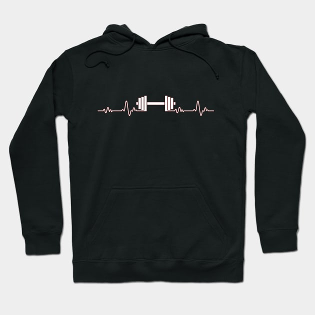 Gains Heartbeat Hoodie by CCDesign